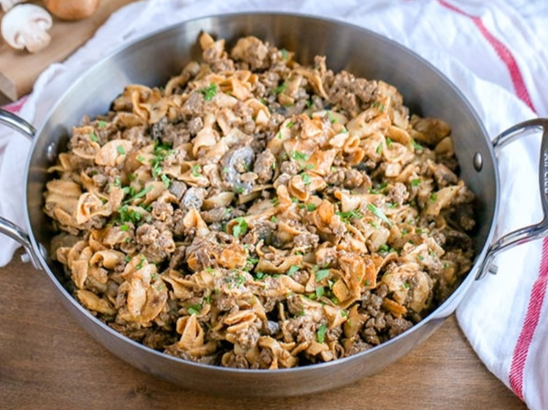 Beef Stroganoff with Noodles